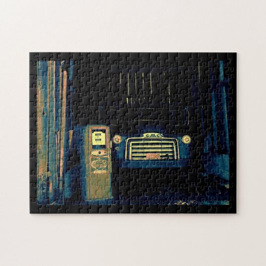 古いGMCトラック ジグソーパズル (横)