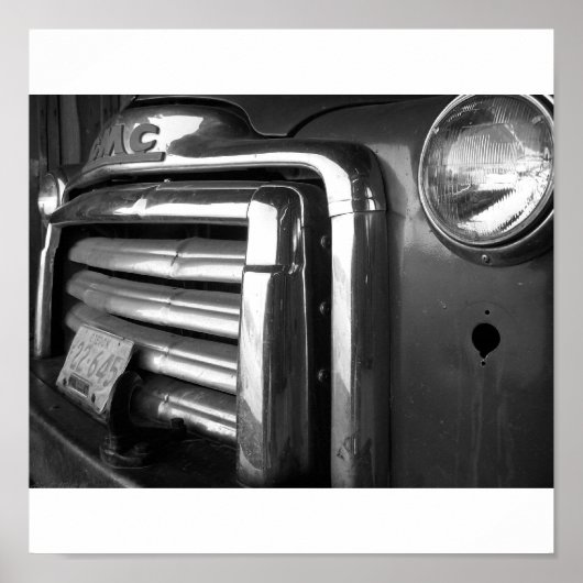 古いGMC農業トラック私は撮影。 ポスター (正面)