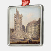 古いKreuzkirche、ドレスデンの台なし メタルオーナメント (左)