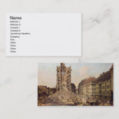 古いKreuzkirche、ドレスデンの台なし 名刺 (正面/裏面)