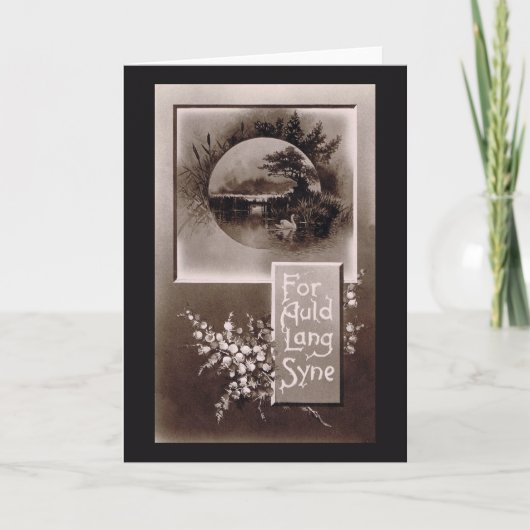 古いLang Syneのため シーズンカード (正面)