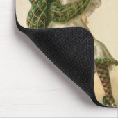 古いLang Syne -右のメリークリスマスのため マウスパッド (コーナー)