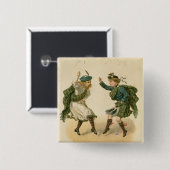 古いLang Syne -右のメリークリスマスのため 缶バッジ (正面&裏面)