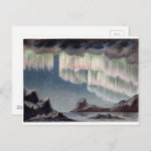古いNorthern Lightsのヴィンテージの極光のヴィンテージ ポストカード (正面/裏面)