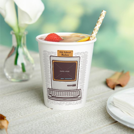 古いPCでのゲーム 紙コップ