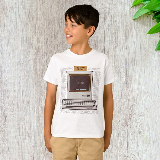 古いPCでのゲーム Tシャツ