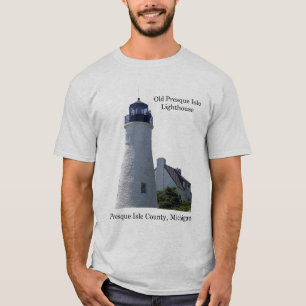 古いPresqueの島の灯台ワイシャツライト Tシャツ