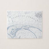 古いProvincetownのケープコッドの地図 ジグソーパズル (横)
