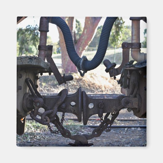 古いRailcarバッファ マグネット (正面)