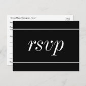 古いRSVPファッションドポストカード ポストカード (正面/裏面)