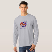 古いsckool djのクラブイギリス tシャツ (正面フル)