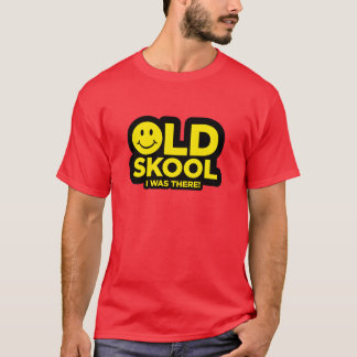 古いSkool -私はワイシャツそこにいました-酸の赤 Tシャツ