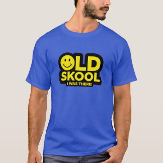 古いSkool -私はワイシャツそこにいました-酸の青 Tシャツ