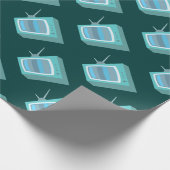 古いTV ラッピングペーパー (角)