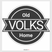 古いVOLKSホームステッカー シール (シート)