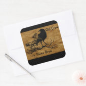 古いx=クロウホームブリスティッカー スクエアシール (封筒)