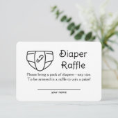 古おむつファッションドラッフルチケットエンクロージャカード エンクロージャーカード (スタンド正面)