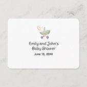 古おむつファッションドラッフルチケットエンクロージャカード エンクロージャーカード (裏面)