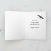 古おもしろいいタイマー、誕生日、だから古いラヴェンスの腕時計 カード (内部)