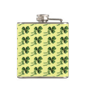 古おもしろいいファッションST.PATRICKのハート猫 フラスク (裏面)