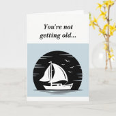 古おもしろいい誕生日カードを取得しない カード (黄色い花)