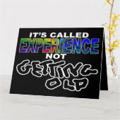 古おもしろいい誕生日カード カード (黄色い花)