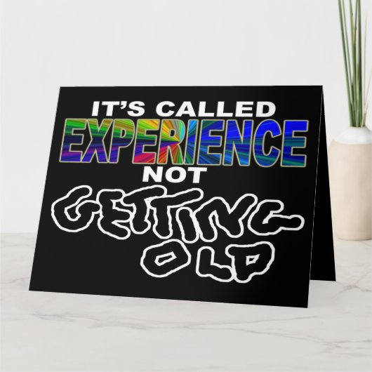 古おもしろいい誕生日カード カード (正面)