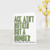 古おもしろいい誕生日 カード (黄色い花)