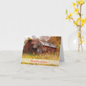 古き良い農業日考えるのカード カード (黄色い花)