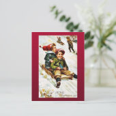 古き良きクリスマス シーズンポストカード (スタンド正面)