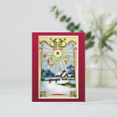 古き良きクリスマス シーズンポストカード (スタンド正面)