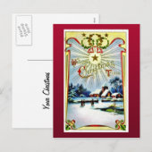 古き良きクリスマス シーズンポストカード (正面/裏面)