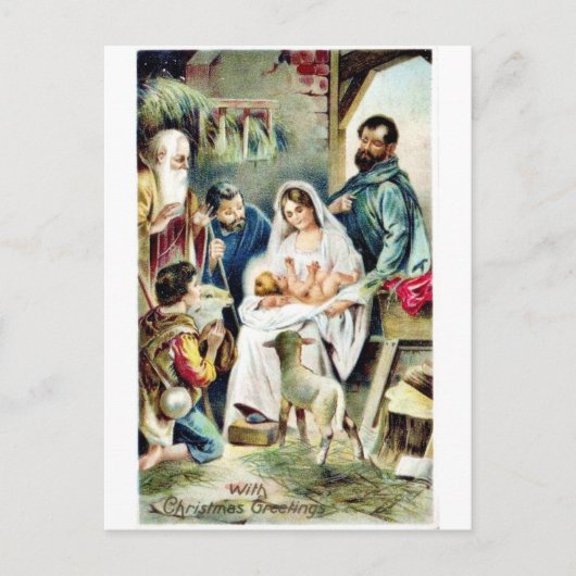 古き良きクリスマス シーズンポストカード (正面)