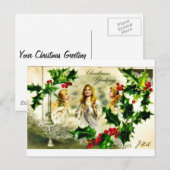 古き良きクリスマス シーズンポストカード (正面/裏面)