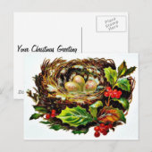 古き良きクリスマス シーズンポストカード (正面/裏面)