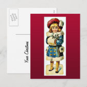 古き良きクリスマス シーズンポストカード (正面/裏面)