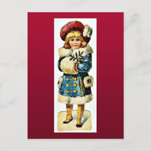 古き良きクリスマス シーズンポストカード (正面)