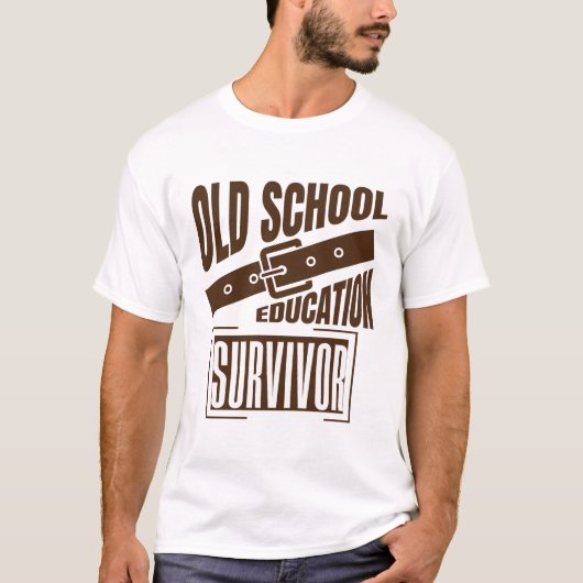 古き良き教育の生き残り Tシャツ (正面)