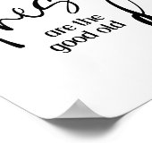 古き良き日のポスター感動的 ポスター (角)