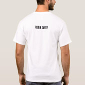 古き良き日ファミリー懇親会 パーソナライズされた Tシャツ (裏面)