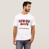 古き良き日ファミリー懇親会 パーソナライズされた Tシャツ (正面フル)