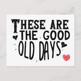 古き良き日 シーズンポストカード