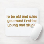 古くおよび賢いです マウスパッド (マウス)