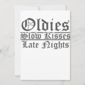 古くからのゆっくりしたキス、深夜のチカナO 招待状 (正面)