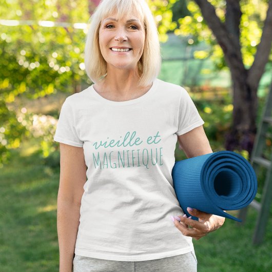 古くて素晴らしいフランスの文字 プラスサイズTシャツ