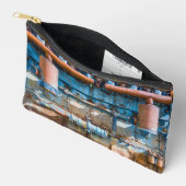 古くて錆びたアトラス帝国ディーゼルエンジンInde アクセサリーポーチ (見開き)