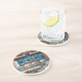 古くて錆びたアトラス帝国ディーゼルエンジンInde コースター