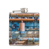 古くて錆びたアトラス帝国ディーゼルエンジンInde フラスク (正面)