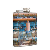 古くて錆びたアトラス帝国ディーゼルエンジンInde フラスク (右)