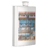 古くて錆びたアトラス帝国ディーゼルエンジンInde フラスク (右)